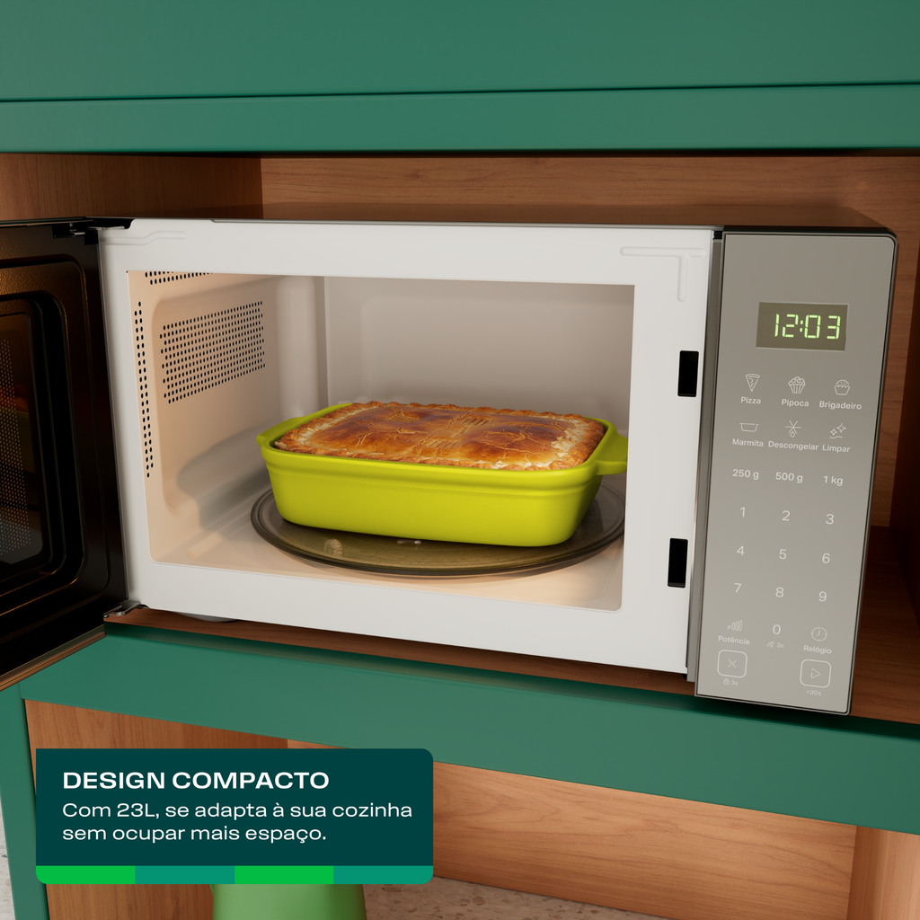Micro-ondas Consul 23L Função Marmita CMS23AR Inox 220V