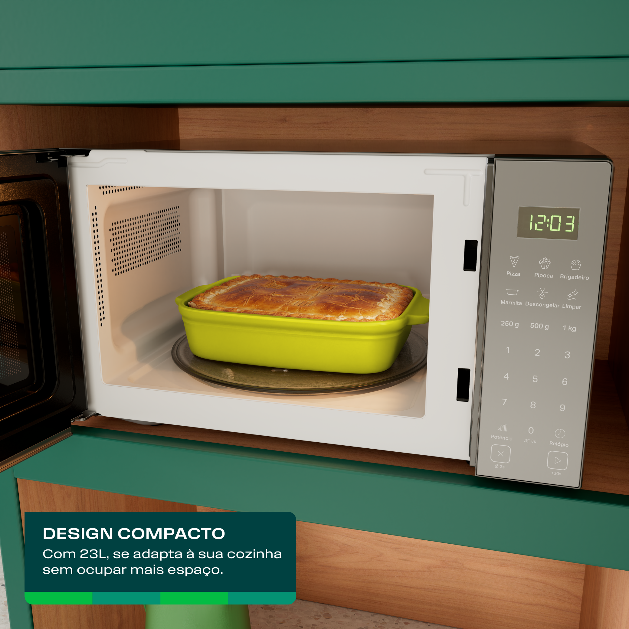 Micro-ondas Consul 23L Função Marmita CMS23AR Inox 220V