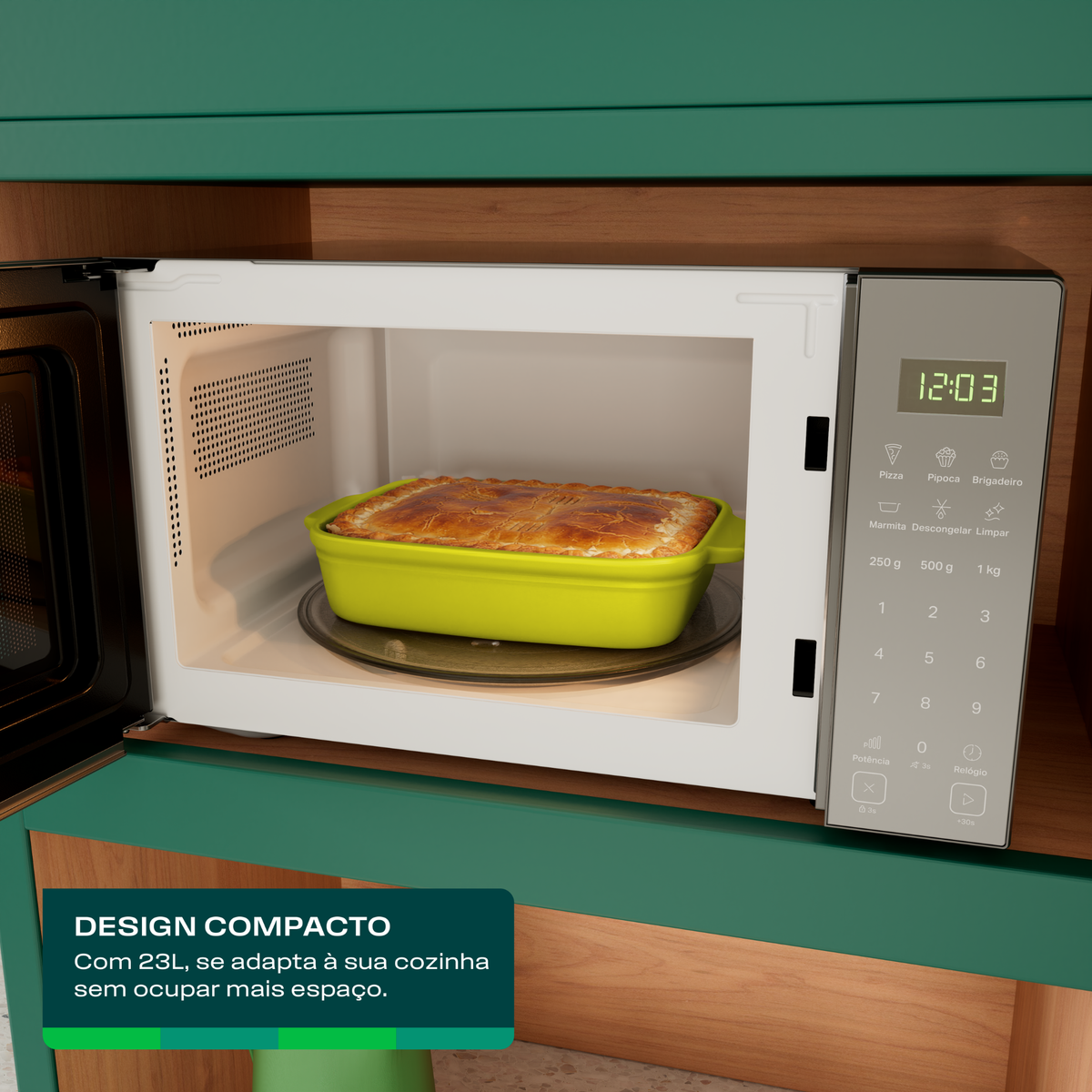 Micro-ondas Consul 23L Função Marmita CMS23AR Inox 220V