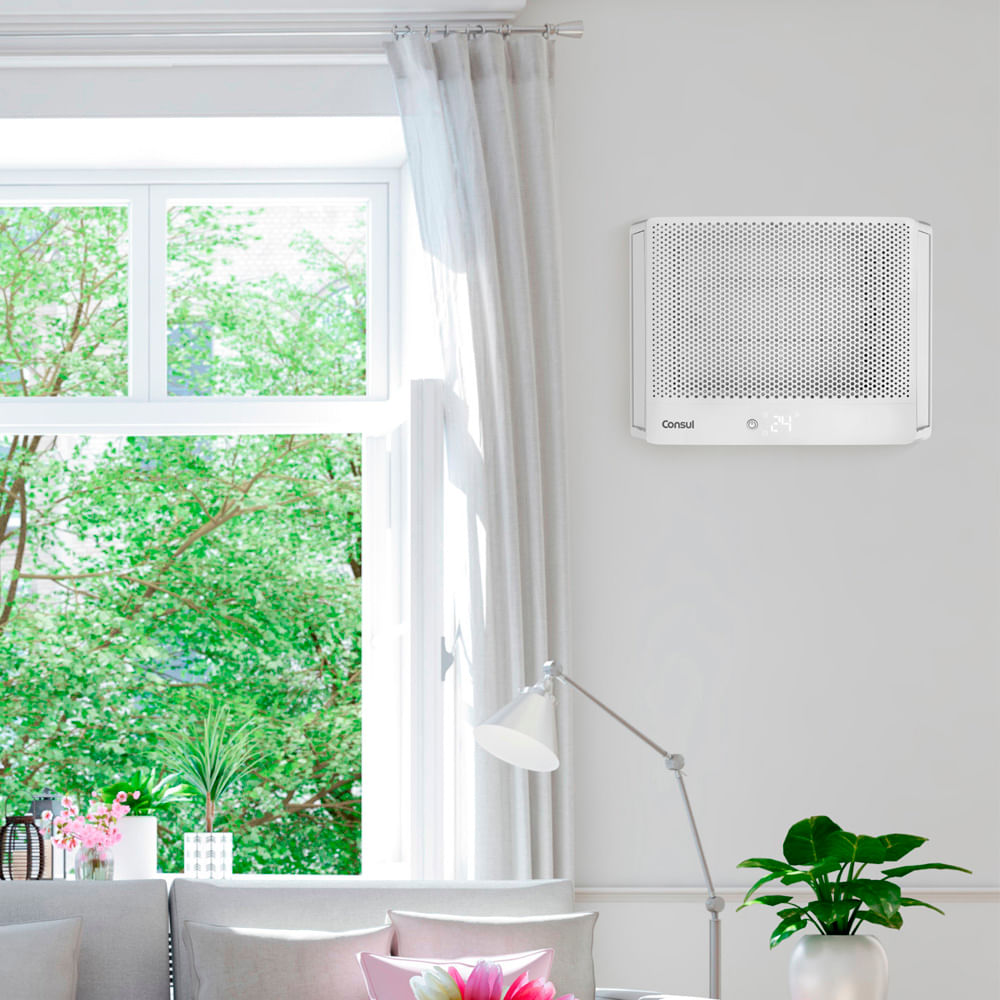 Ar-Condicionado Janela Consul 7500 BTUs Frio CCN07FBBNA Branco 220V