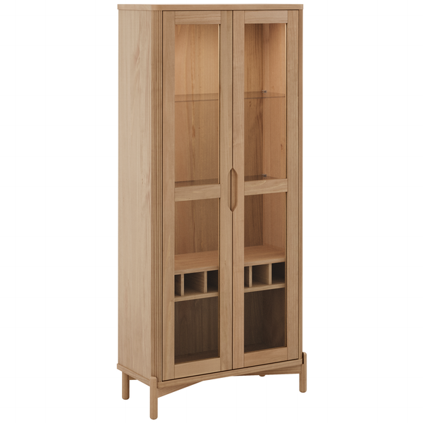 Cristaleira Nest Finestra 80cm 2 Portas Adega com LED Tauari