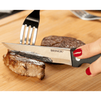 Conjunto de Talheres Jumbo Brinox 12 Peças Para Churrasco Preto