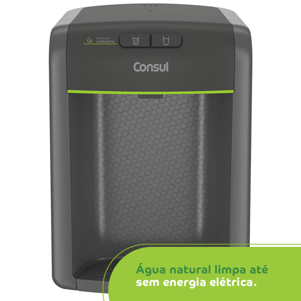 Purificador de Água Consul CPB34AF Proteção Antibactérias Cinza Bivolt