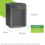 Purificador de Água Consul CPB34AF Proteção Antibactérias Cinza Bivolt