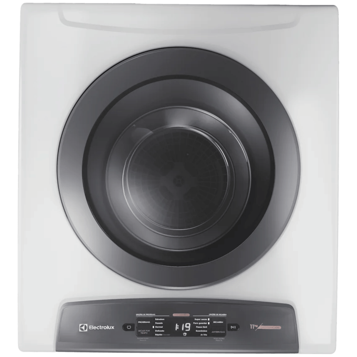 Conjunto Electrolux Lavadora de Roupas 12kg Efficient LET12 + Secadora Piso e Parede 11kg SVB11 220V