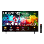 Smart TV QNED 65" 4K LG Mini LED AI QNED70 Preto 220V