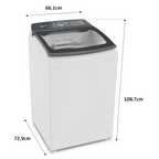Conjunto Brastemp Lavadora de Roupas 18kg Advanced BWF18AB + Secadora de Parede 10kg BSI10BB 220V