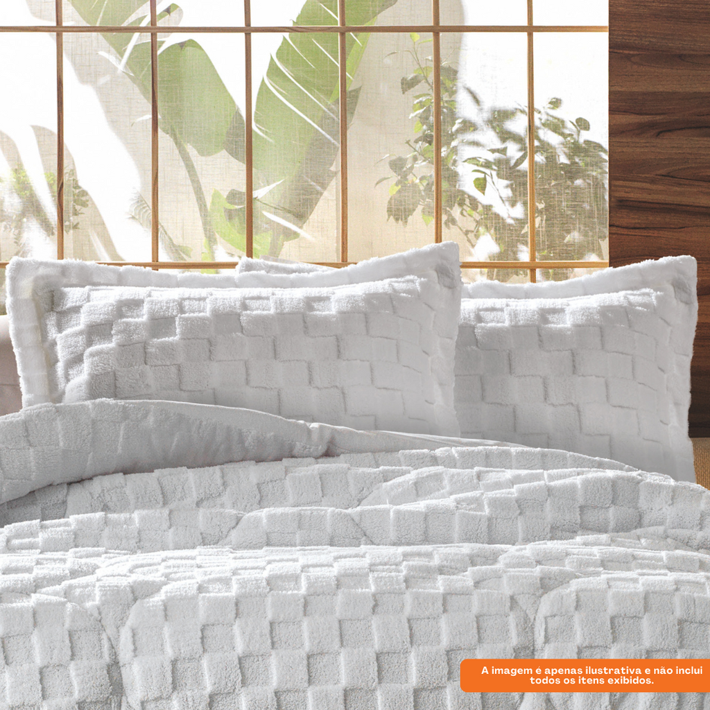 Fronha Altenburg Snow Blend Sense 50x70cm Branco