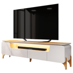 Rack Alicia para TV de até 75" DJ Móveis 224cm 100% MDF Bali e Cedro