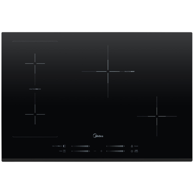 Cooktop Indução Midea 4 Bocas Freezone Even Pro Vitrocerâmica Preto 220V