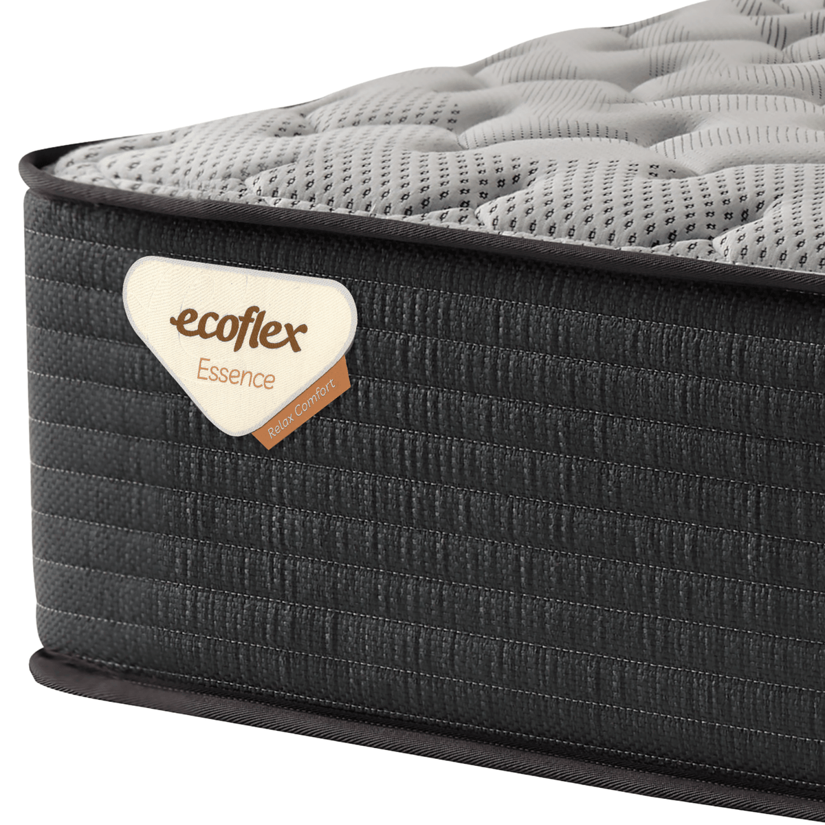 Colchão Relax Comfort Ecoflex Solteiro 88x188x26cm Grafite
