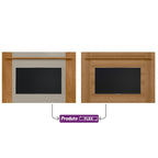 Painel Extensível Suspenso Tulum Linea com Prateleira Flex Nature e Off White