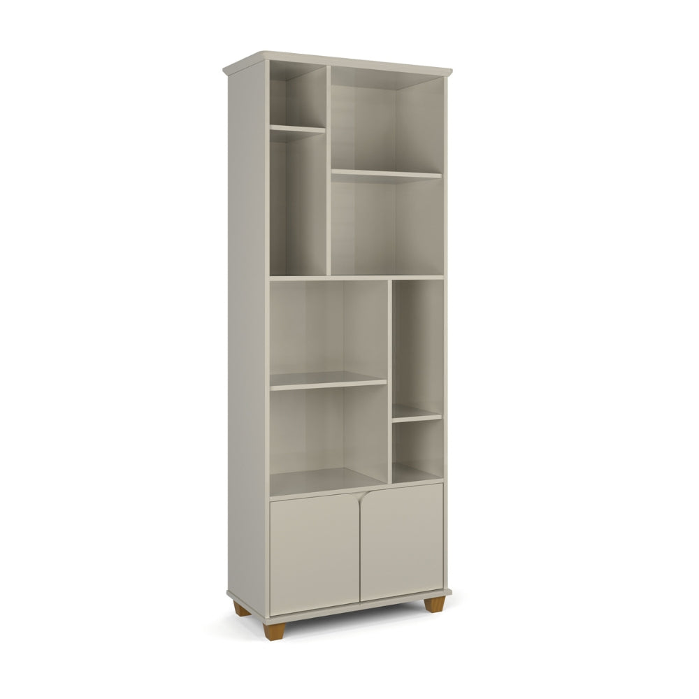 Livreiro Estante Taurus 2 Portas Patrimar Off White