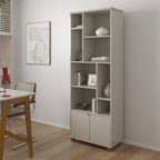 Livreiro Estante Taurus 2 Portas Patrimar Off White