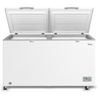 Freezer Horizontal Midea 508L 2 Tampas Branco 220V