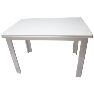 Mesa Retangular Milena Matte 120x80cm Madeira Branco