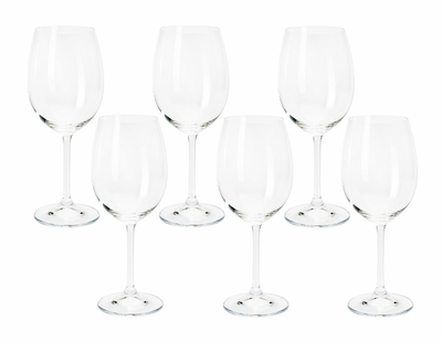 Jogo de 6 Taças Rojemac de Vinho Tinto em Cristal Ecológico Colibri