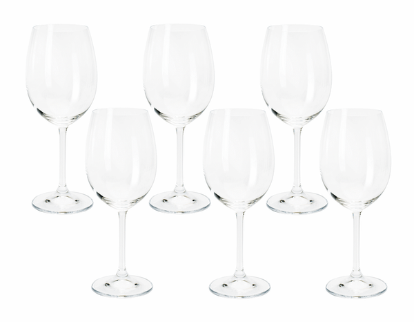 Jogo de 6 Taças Rojemac de Vinho Tinto em Cristal Ecológico Colibri