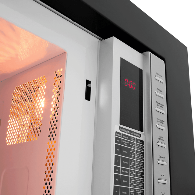Micro-ondas de Embutir Fischer 25L Fit Line Preto 220V