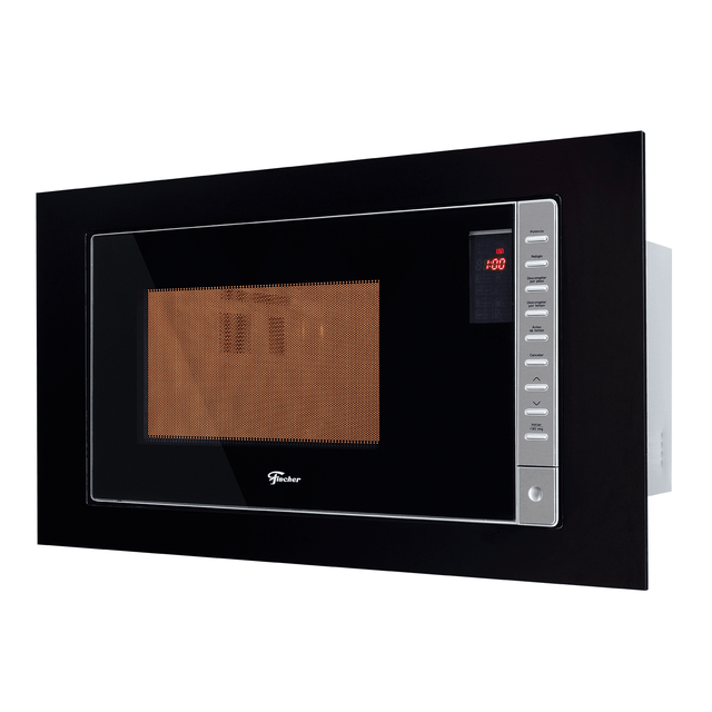 Micro-ondas de Embutir Fischer 25L Fit Line Preto 220V