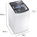 Conjunto Electrolux Lavadora de Roupas 14,5kg Efficient LEE15 + Secadora Piso e Parede 11kg SVB11 220V