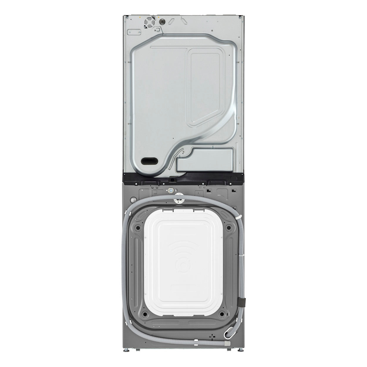 Lavadora e Secadora 17kg LG Torre WashTower AI DD Smart Inox 220V