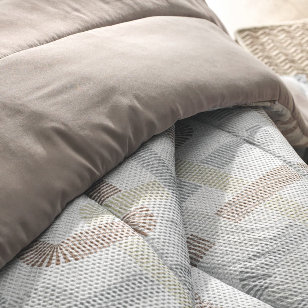 Edredom Solteiro Altenburg Toque Acetinado 170x240cm Vichy