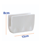 Porta Guardanapo de Cerâmica Etilux Oasis 12cm Branco