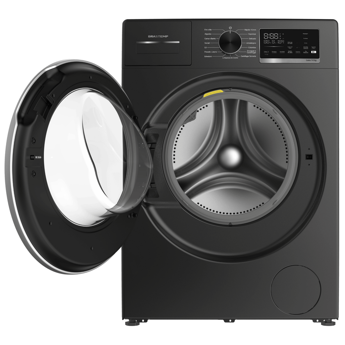 Conjunto Brastemp Lavadora de Roupas 14kg Inverter BNF14AS + Secadora de Parede 10kg BSI10BB 220V