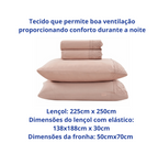 Jogo de  Roupa de Cama Casal  4 Peças  Hedrons Toque de Algodão Rendas  Rosa Tule