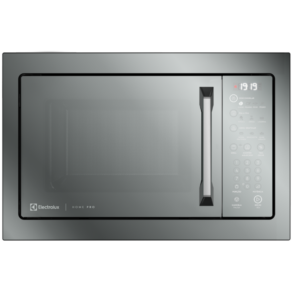 Kit Electrolux de Embutir Home Pro Forno Elétrico 80L + Micro-ondas 34L + Cooktop 5 Bocas Espelhado 220V