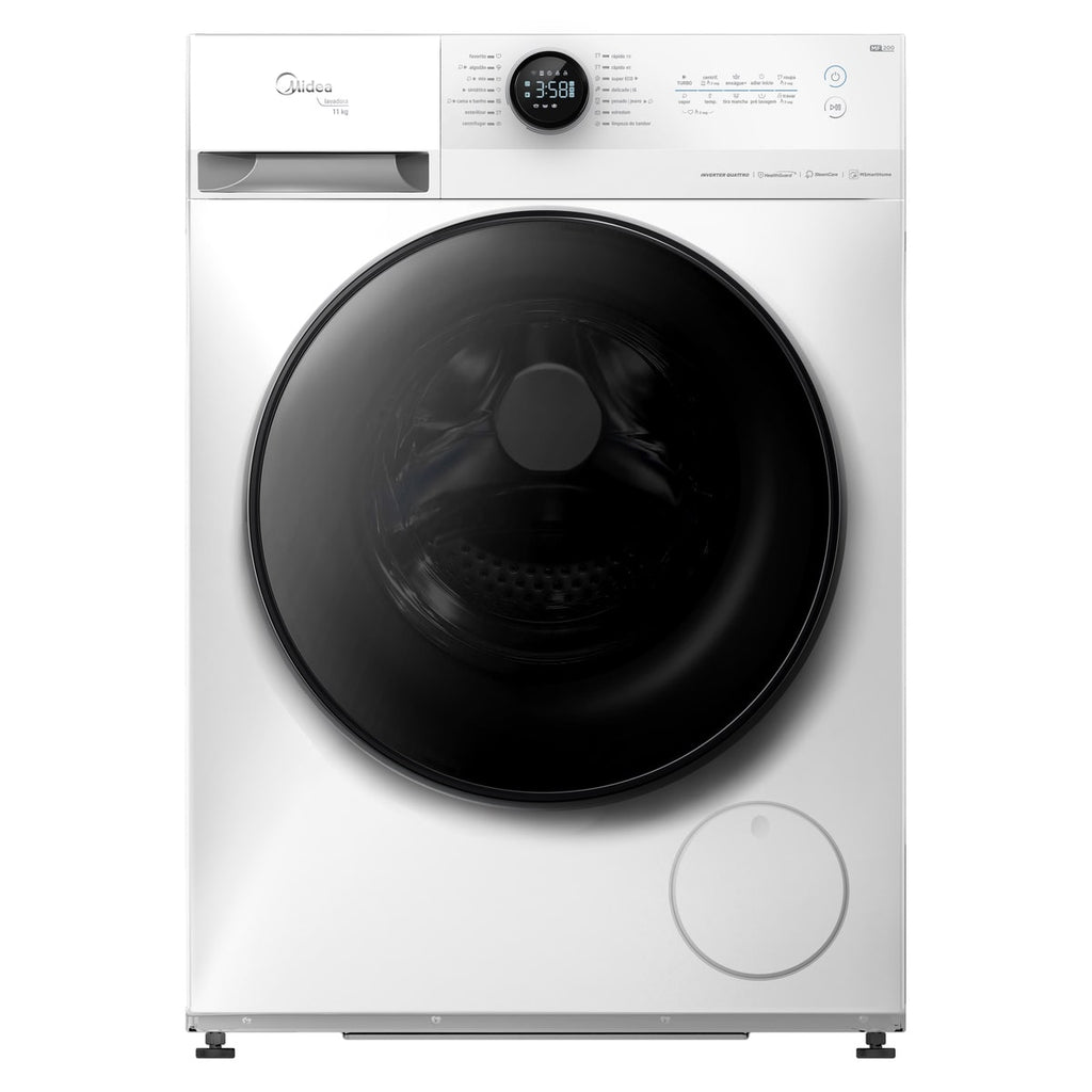 Lavadora de Roupas Midea 11KG MF200W110WB HealthGuard Smart Motor Inverter Branco 220V