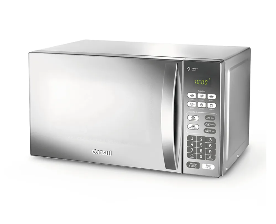 Micro-ondas Consul 20L  Função Descongelar Inox Espelhado 220V