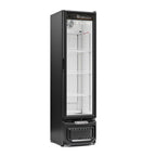 Expositora Vertical de Bebidas Gelopar 228L Porta de Vidro GPTU-230 PR Preto 220V
