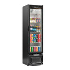 Expositora Vertical de Bebidas Gelopar 228L Porta de Vidro GPTU-230 PR Preto 220V
