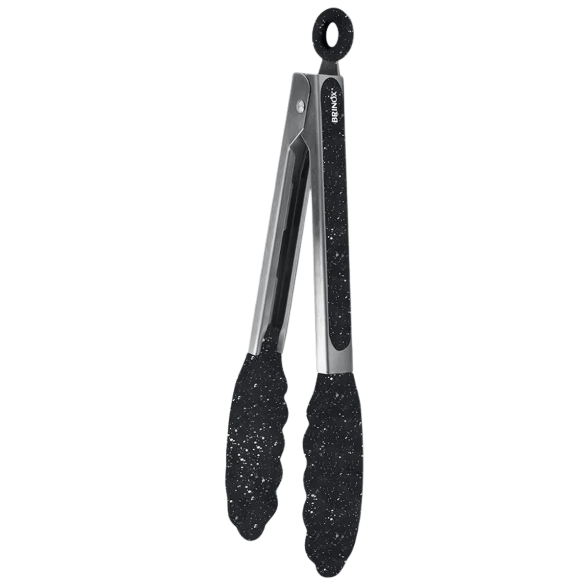 Pegador de Silicone Brinox Flex Cabo em Inox 27cm Preto