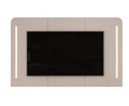 Painel Suspenso Atlas DJ Móveis 218cm com Led Off White