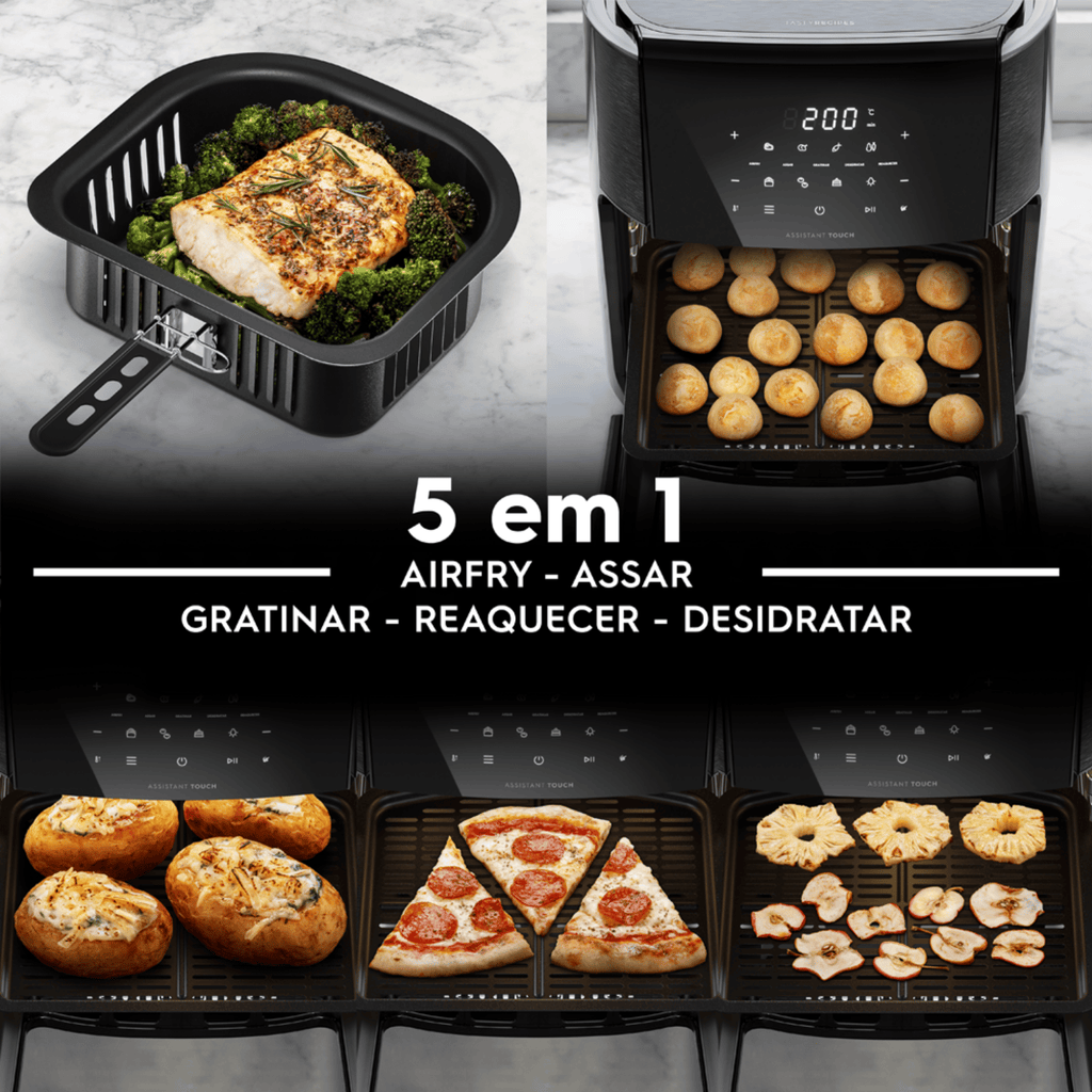 Fritadeira Elétrica Sem Óleo AirFryer 12L Electrolux Experience por Rita Lobo Grafite 220V