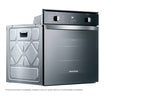 Kit Brastemp de Embutir Forno Elétrico 84L Inox Espelhado+Micro-ondas 32L Preto 220V