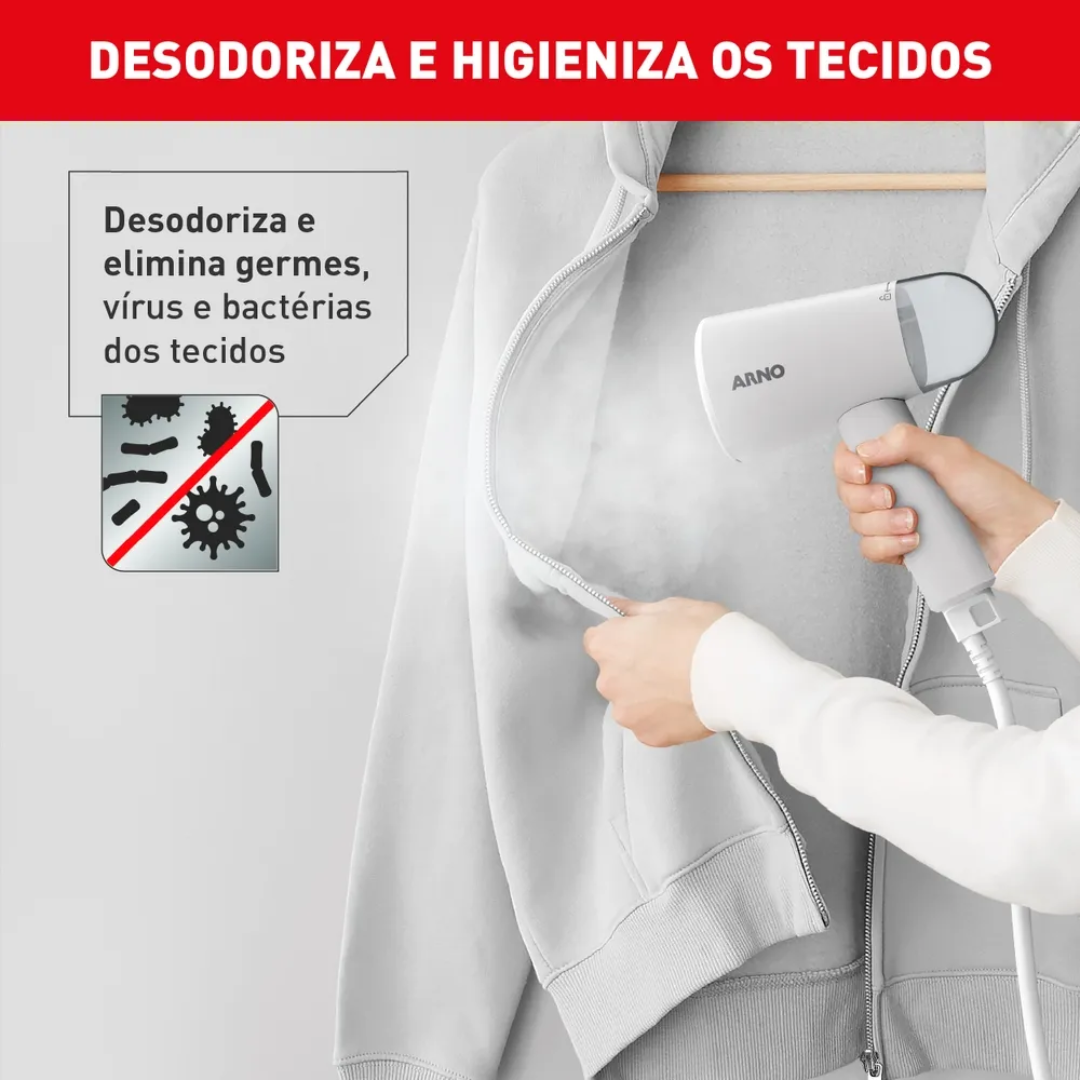 Vaporizador de Roupas HS11 Arno Dobrável e Portátil Steam Travel 220V