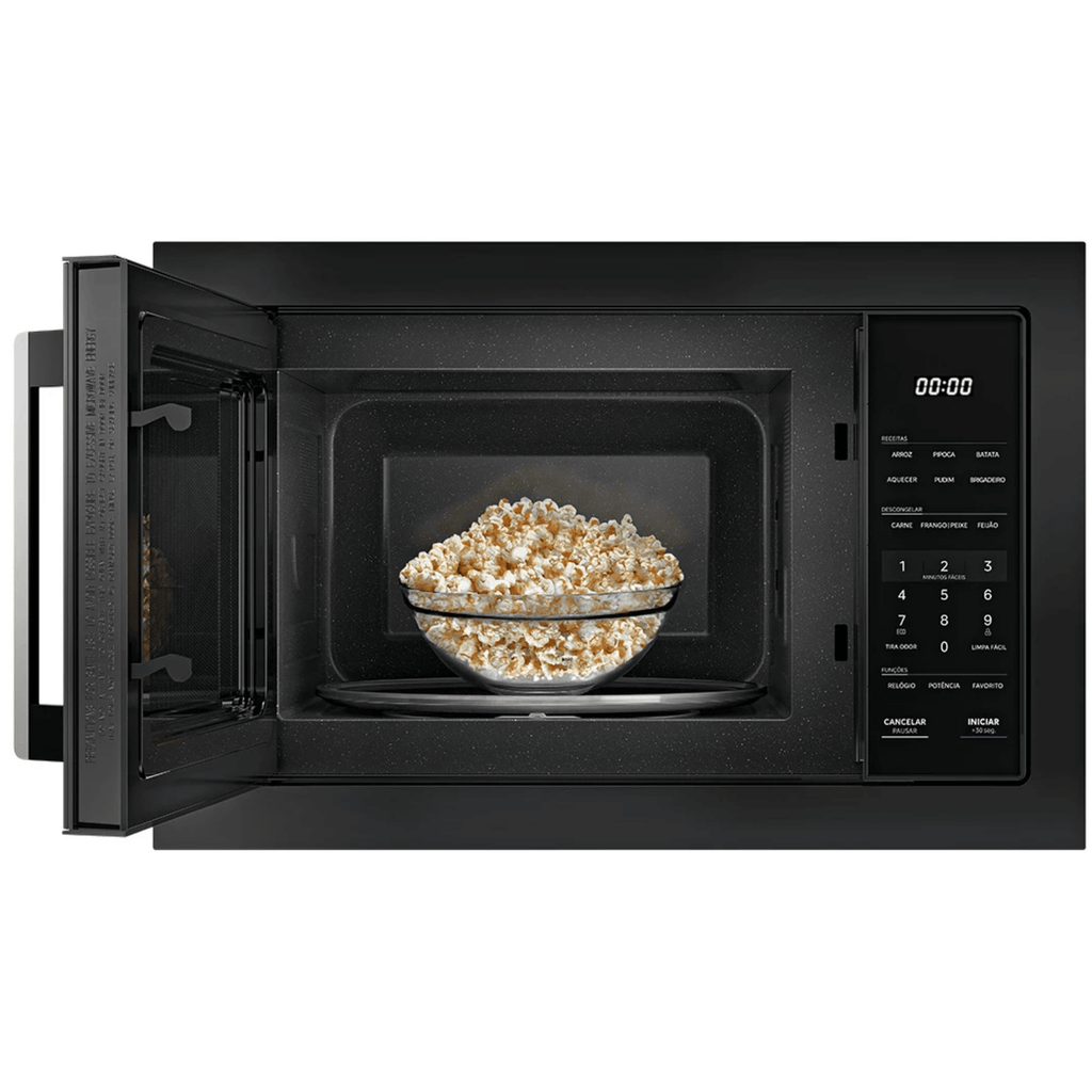 Kit Midea de Embutir Forno Elétrico 80L TSD80P2 + Micro-ondas 35L MGB35M2 Preto 220V