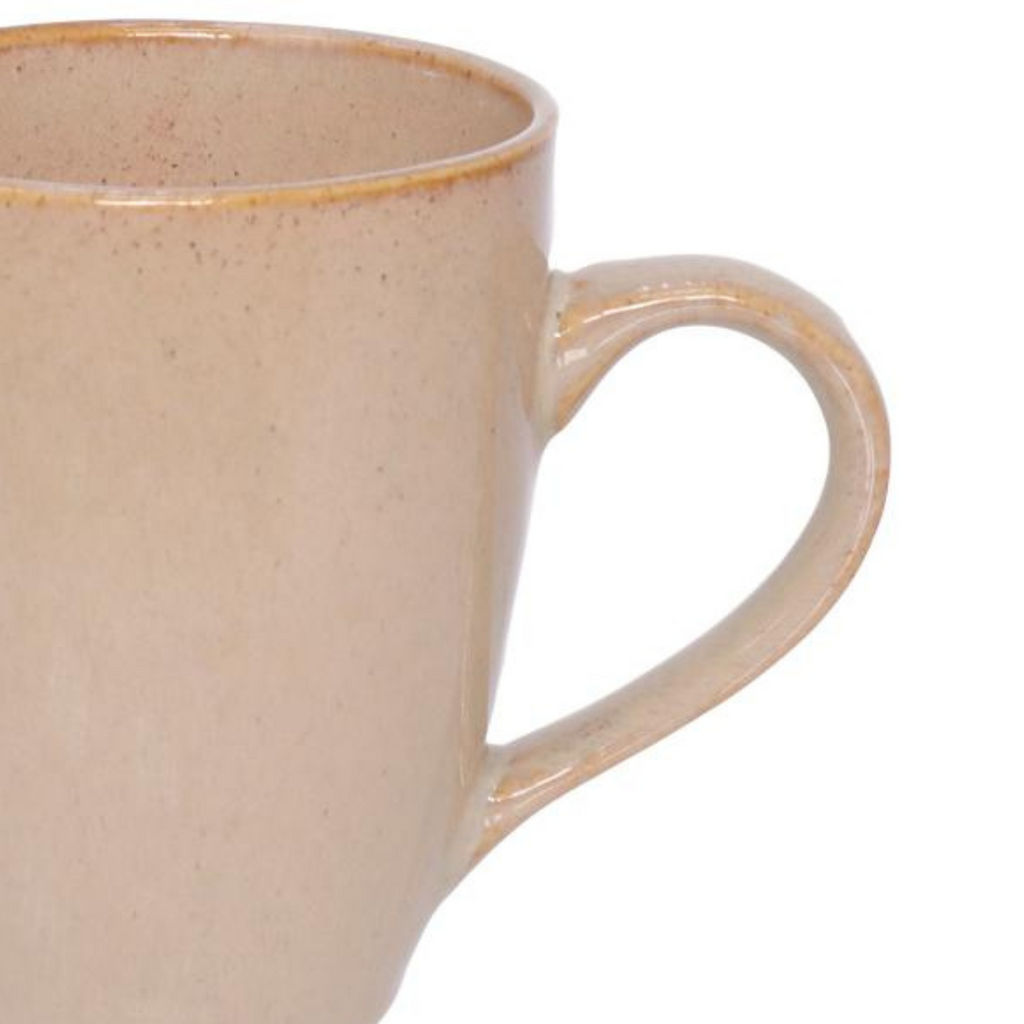Caneca de Cerâmica Etilux Maece 280ml Bege