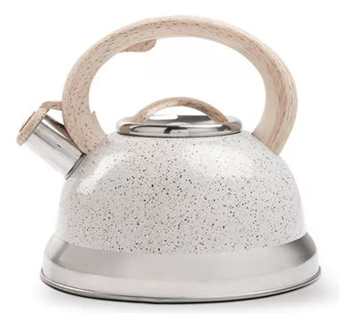 Chaleira Roma Brinox 2,7L Indução com Apito Vanilla