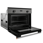 Kit Brastemp de Embutir Forno Elétrico 47L+Micro-ondas 32L Cinza e Preto 220V