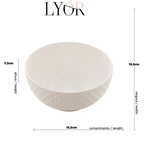 Bowl de Porcelana New Bone Diamond Coliseu Branco