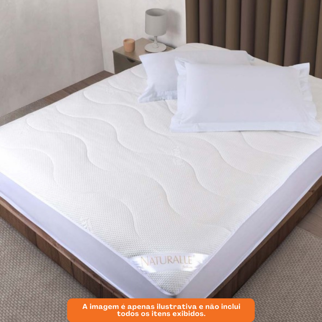 Protetor de Colchão Queen Naturalle Max Sense 160x200cm Branco