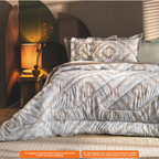Edredom Solteiro Altenburg Toque Acetinado 170x240cm Vichy