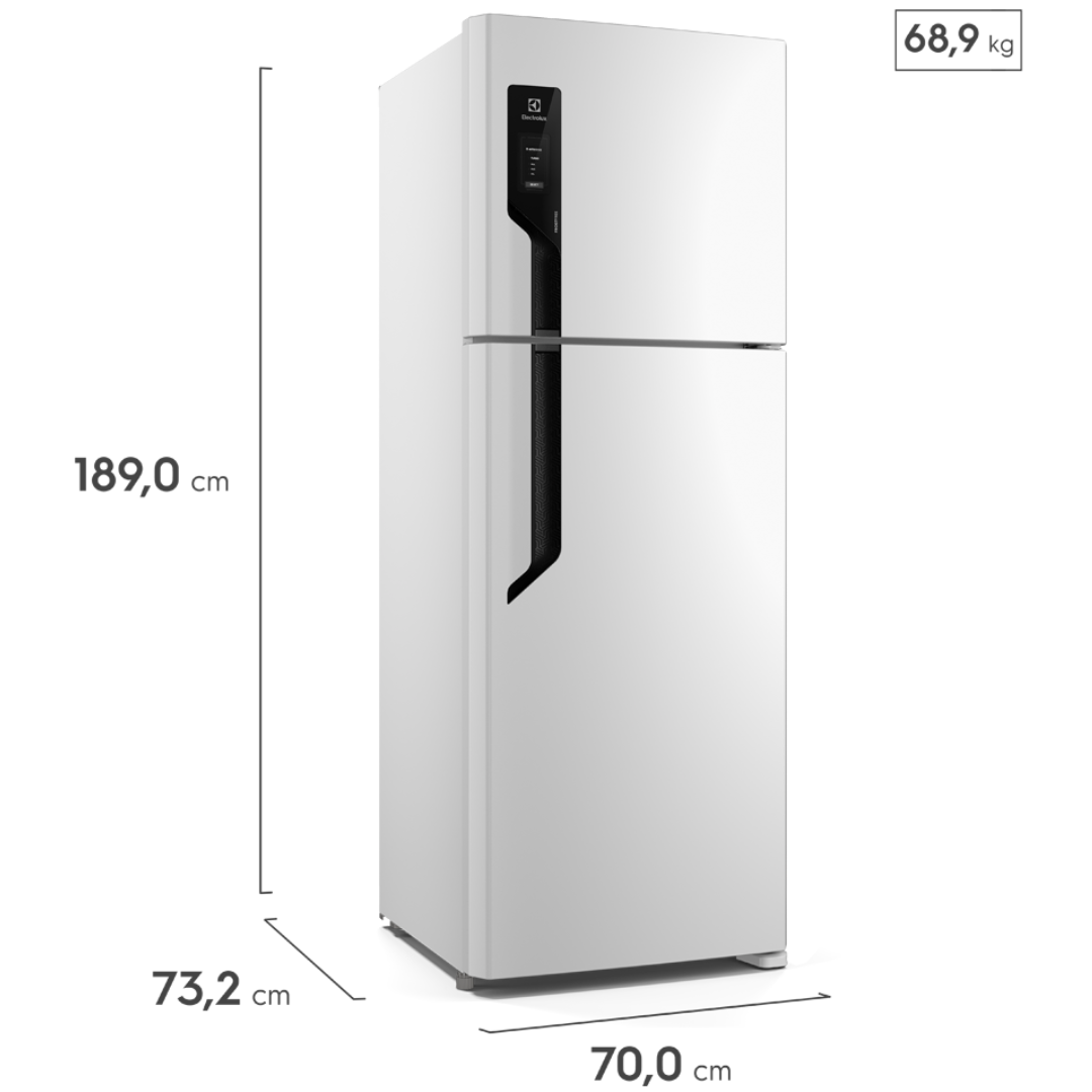Refrigerador Electrolux 480L TF71 Duplex Efficient Branco 220V