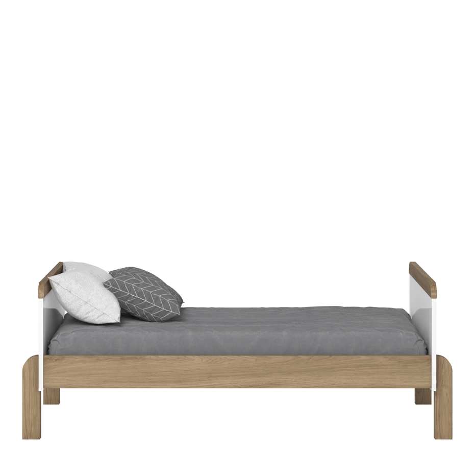 Berço e Mini Cama Ternura Henn Jequitibá e Branco