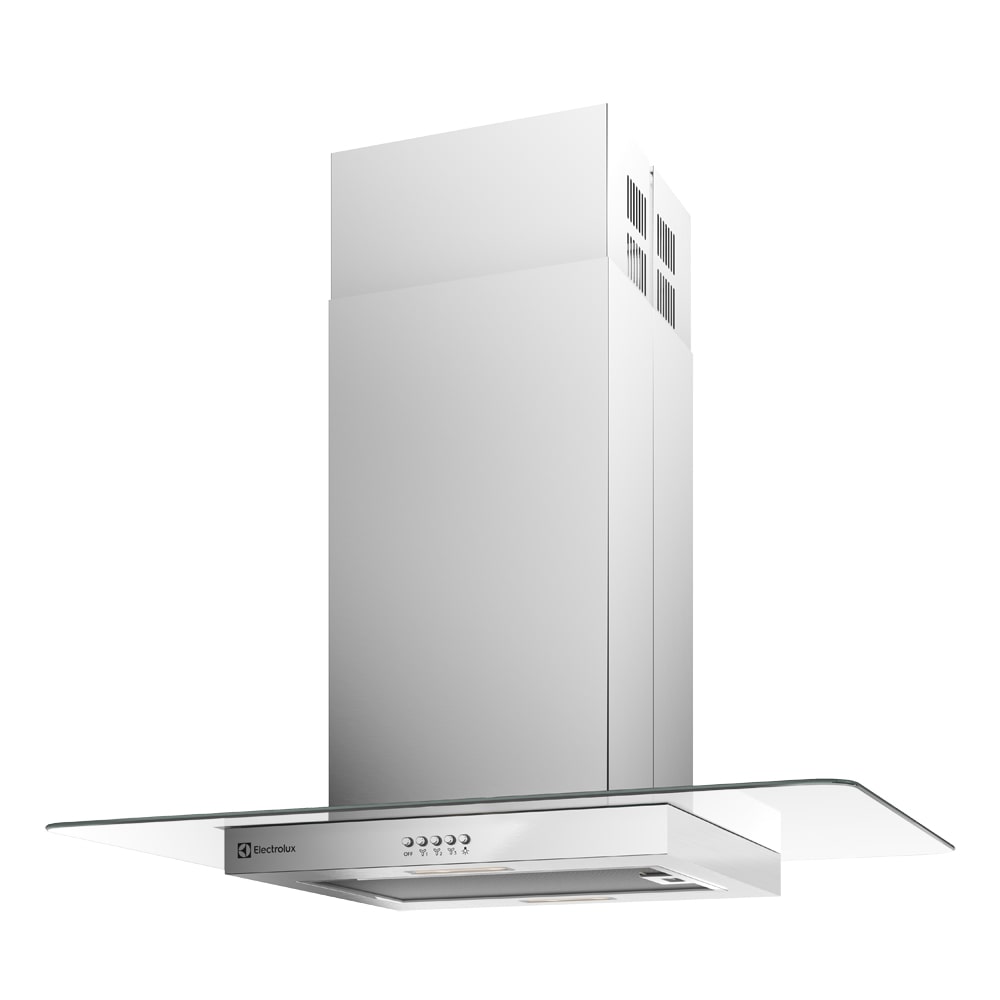 Coifa de Ilha Efficient Electrolux CE9IX 90cm Luz de Led Inox/Vidro 220V